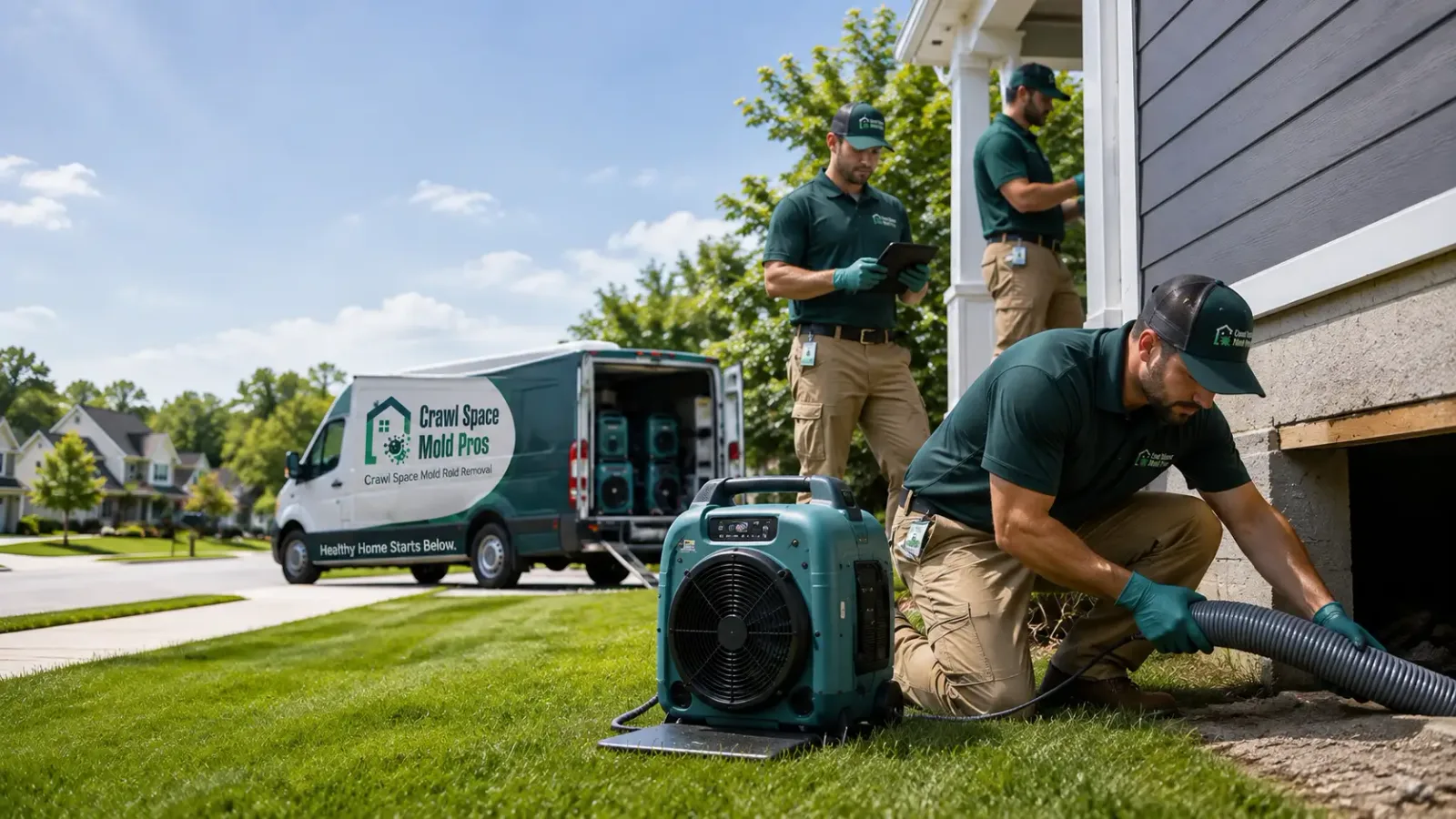 Crawl Space Mold Removal in Quincy, OH